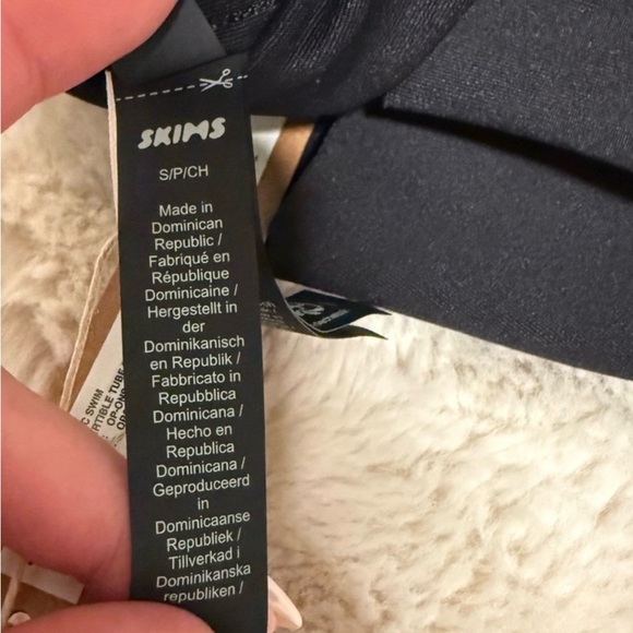 SKIMS Black Convertible Swim Tube Dress Small NWT - Picture 6 of 6